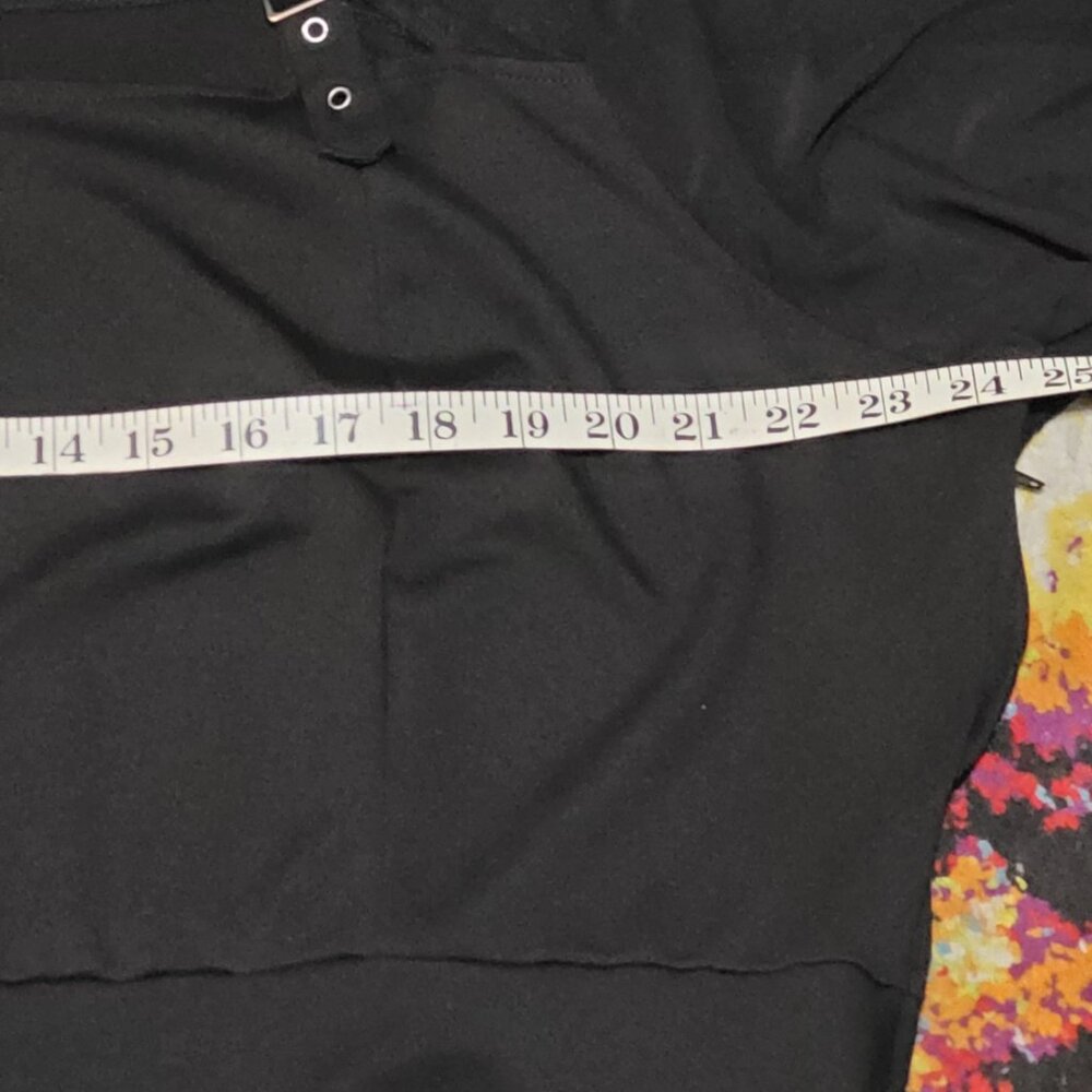 HOT TOPIC MESH AND BUCKLE STRAP GOTH DRESS EUC 4X - Picture 6 of 9